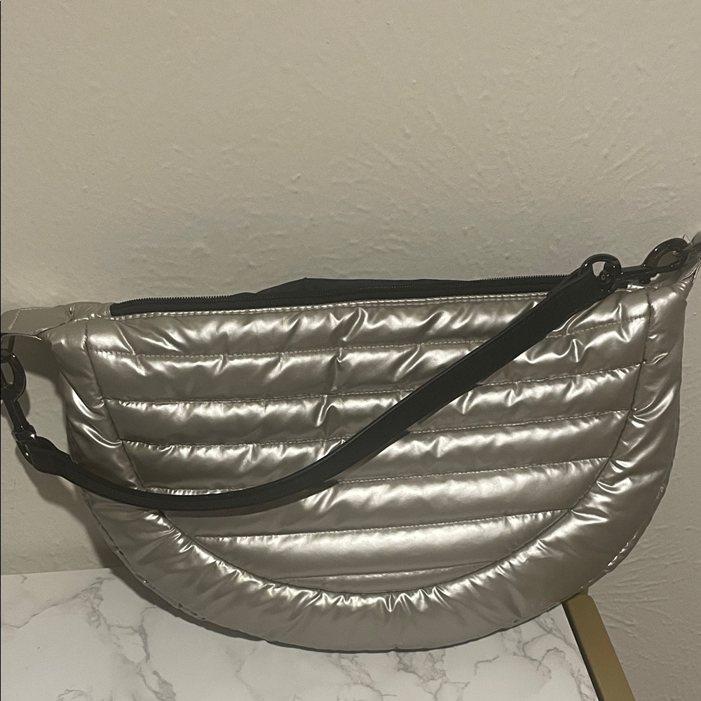 THINK ROYLN Silver Shoulder Bag